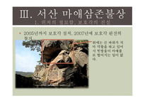 [한국문화유산] 서산 마애삼존불상-19