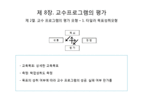 교수실행, 교수 프로그램의 평가-20