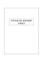 ERP도입 기업 성공과 실패 사례분석-1