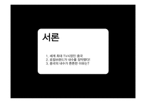 중국 TV산업의 전망과 한국의 대응방안-3