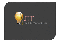 [운영관리] jit 생산방식과 주요시스템 비교-1