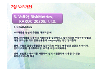 [위험관리론] VaR의 개요와 측정-7