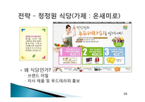 청정원 마케팅전략-18