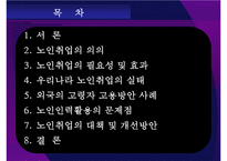 노인취업연구 레포트-2