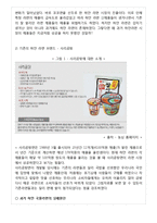 하얀국물라면 제품 마케팅전략분석(나가사끼짬뽕,꼬꼬면,기스면,후루룩칼국수,사리곰탕면 전략분석)및 나의견해-3