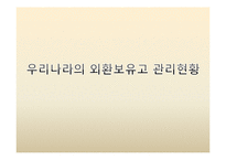 [국제금융] 우리나라의 최근 외환보유고현황과 운용방안-10