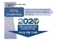 기업별 리더십 프로그램과 미래의 리더십 고찰-3