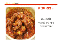 [외식산업론] 대구의 10미 홍보현황과 개선방안-13