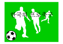 [스포츠산업론] 한국의 프로축구-K리그의 발전방안-1