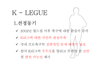 [스포츠산업론] 한국의 프로축구-K리그의 발전방안-3