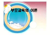 [가족복지] 부모교육 이론-정신분석 이론, 애착이론, 학습이론, 상호작용론-1