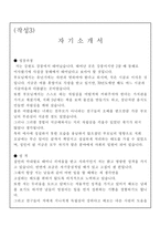 [자기소개서]자기소개서 예문-4