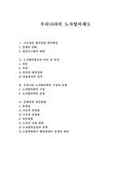우리나라의 노사협의제도-1
