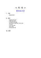 [환경호르몬]환경 호르몬의 심각성!!!!-1