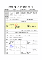 [교육학] 만4세 유아 교통기관 교육 계획안-4