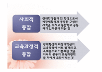 [교육사회학] 통합교육의 개념과 쟁점-8