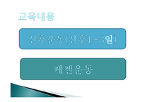 [모성간호] 산후 운동, 케겔운동 교육-2