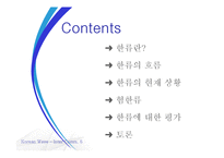 한류의 현황 및 평가-2