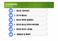 [사회복지] 청소년 한부모 실태 현황과 정책 연구-2