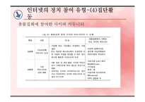 [한국정치] 인터넷과 정치 참여-18