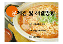 [경영학] 삼양식품 문제점 및 해결방안-13