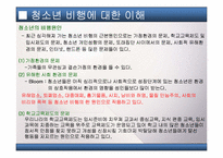 [청소년복지]청소년의 문제(청소년비행, 학교폭력, 집단따돌림 등의 문제점과 해결방법 및 대책)를 다룬 PPT 입니다.-6