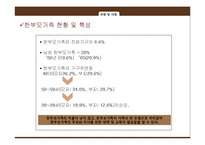[가족복지] 한부모 가족의 현황과 문제점 및 해결책-5