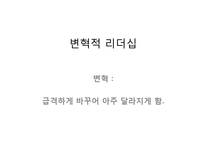변혁적, 카리스마적, 거래적 리더십과 리더십 대체물-2
