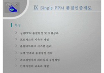 싱글PPM에 대해, Single PPM, 싱글 PPM 사례, 품질관리, 싱글PPM 개념, 목적, 장단점, 성과, 6단계, 과제-20