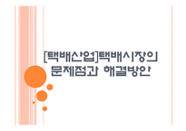 [택배산업,택배현황]택배시장의 문제점과 해결방안 PPT자료-1