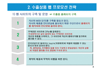 수출상품의 웹프로모션 전략-6