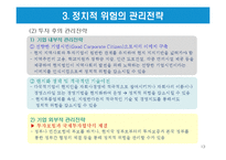 글로벌 기업의 정치적 환경-13