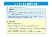 글로벌 기업의 법률적 환경-11