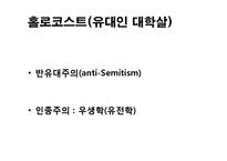 [홀로코스트]홀로코스트(유대인 대학살, 유태인 대학살)와 인종주의(인종차별주의) - 유대인 대학살(유태인 대학살) 진행과정, 오늘날의 인종주의-3