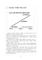 [노령연금]기초노령연금의 문제점과 해결방안 보고서-3