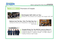 Snapple 광고 전략(영문)-7