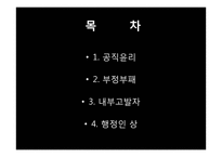 행정철학-공직윤리, 부정부패, 내부고발자, 행정인 상-2
