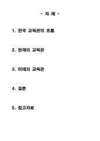 [교육학개론] 한국인의 교육관, 교육의식-2