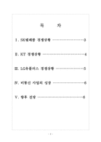 [이동통신사]이동통신사 경쟁현황과 향후전망(SK텔레콤,KT,LG유플러스) 보고서-2