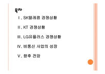 [이동통신사]이동통신사 경쟁현황과 향후전망(SK텔레콤,KT,LG유플러스) PPT자료-2