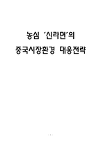 농심 `신라면`의 중국시장환경 대응전략-1