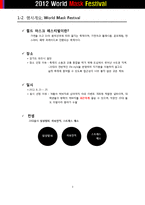 [이벤트기획론] 월드 마스크 페스티벌 계획서-3