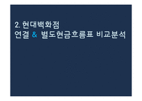 [회계] 현대 & 신세계, 별도 & 연결 현금흐름표 정보차이분석-12