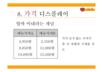 외식산업에서의 가격, 메뉴, 소비자 행동-17
