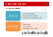 농심 `신라면` vs. 캉스푸 중국시장 국제경영 전략 비교분석-7