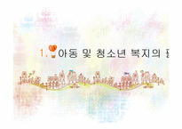 사회복지서비스정책 -아동 및 청소년복지-3