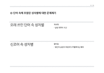 성차별적 요소들을 포함하고 있는 단어들과 이를 위한 해결 방안-4