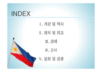 필리핀 공화국 역사 정치 외교 경제 군사 문화 관광-2