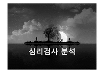 심리검사 분석 레포트-1