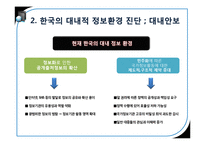 [국가정보론] 한국의 대내외적 정보환경 진단-9